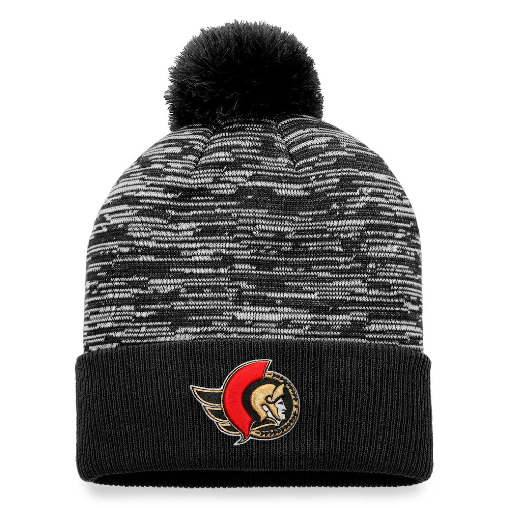Ottawa Senators Fanatics Defender Cuffed Knit Hat with Pom -  NHL Hats