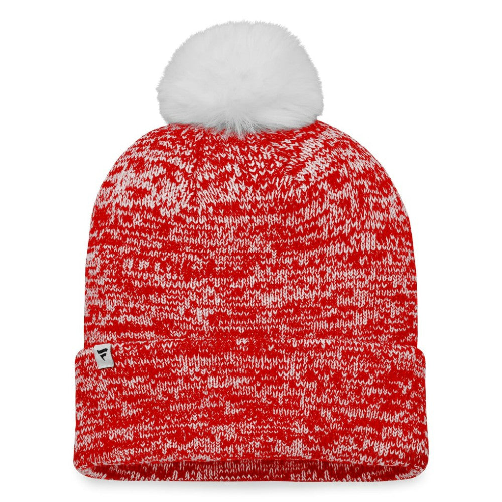 Chicago Blackhawks Fanatics Women's Glimmer Cuffed Knit Hat with Pom -  NHL Hats