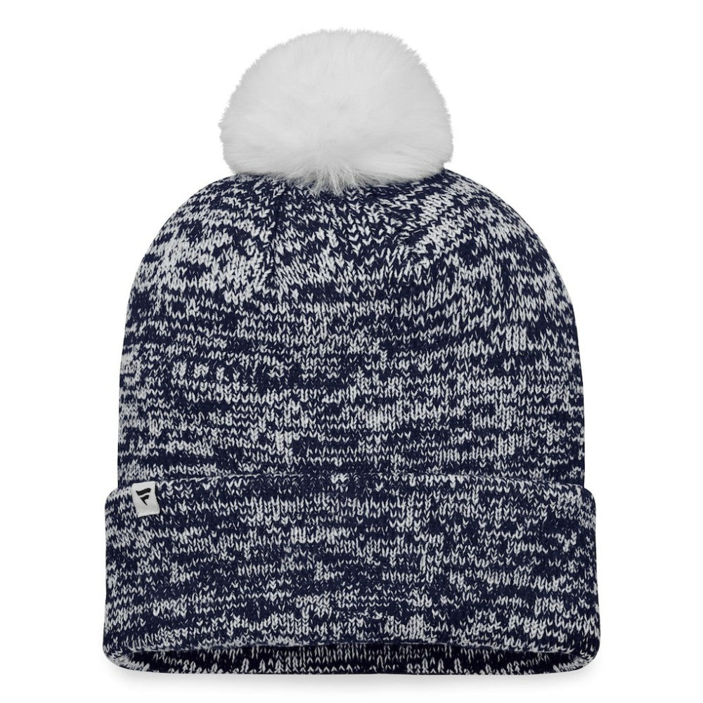 Seattle Kraken Fanatics Women's Glimmer Cuffed Knit Hat with Pom -  NHL Hats