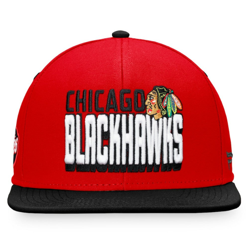 Chicago Blackhawks Fanatics Heritage Retro Two-Tone Snapback Hat -  NHL Hats