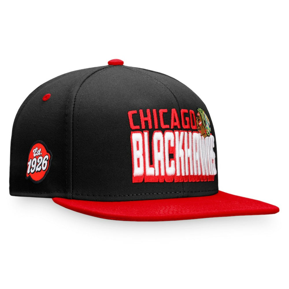 Chicago Blackhawks Fanatics Heritage Retro Two-Tone Snapback Hat -  NHL Hats