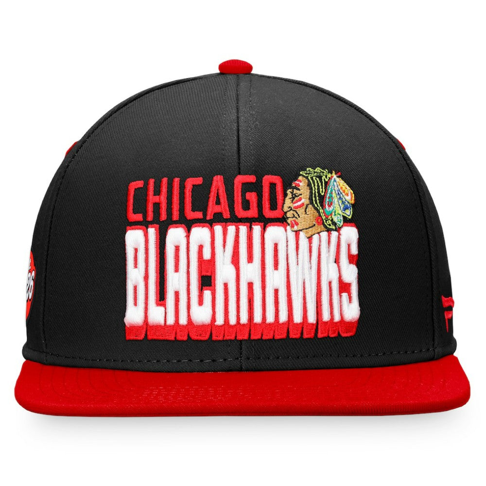 Chicago Blackhawks Fanatics Heritage Retro Two-Tone Snapback Hat -  NHL Hats