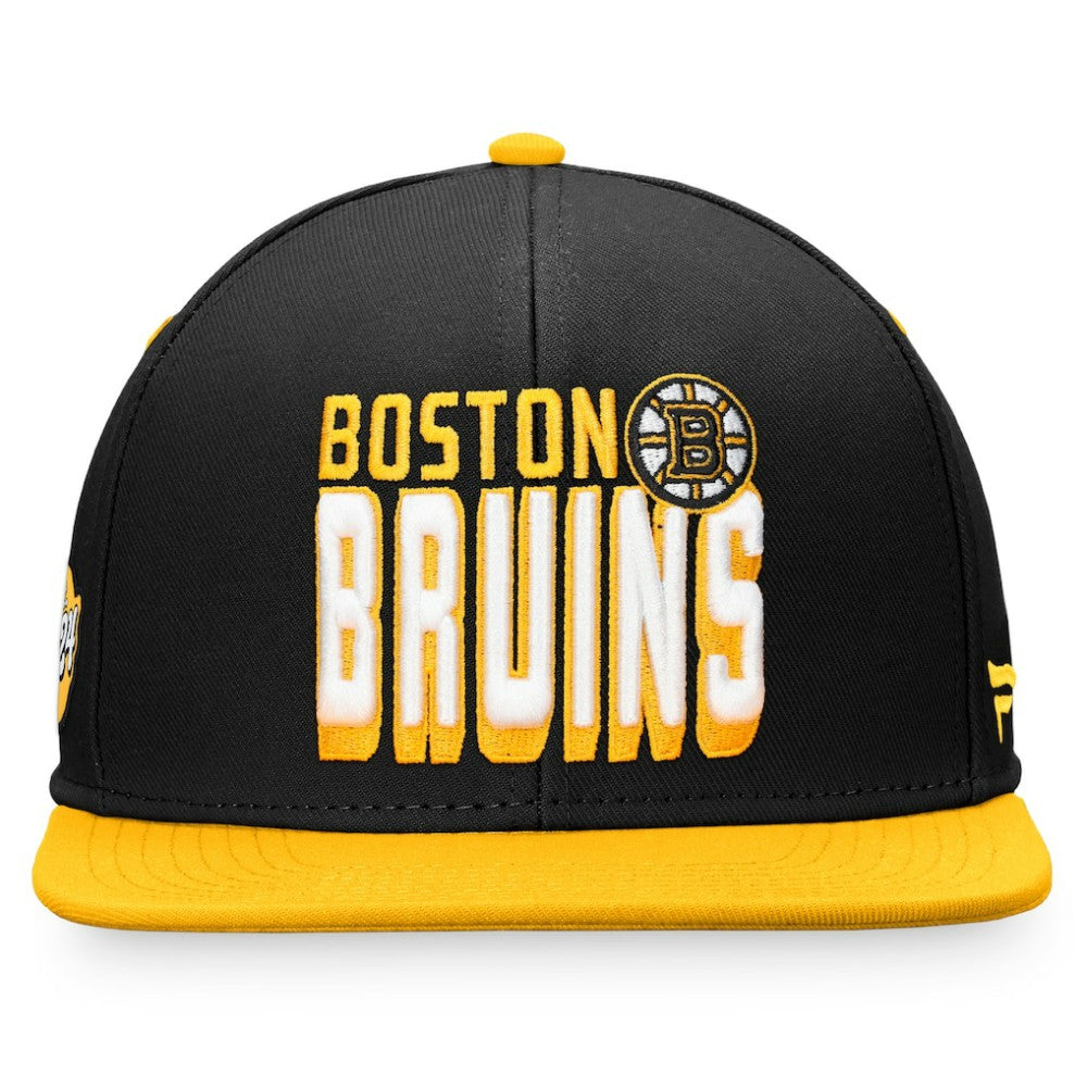 Boston Bruins Fanatics Heritage Retro Two-Tone Snapback Hat -  NHL Hats