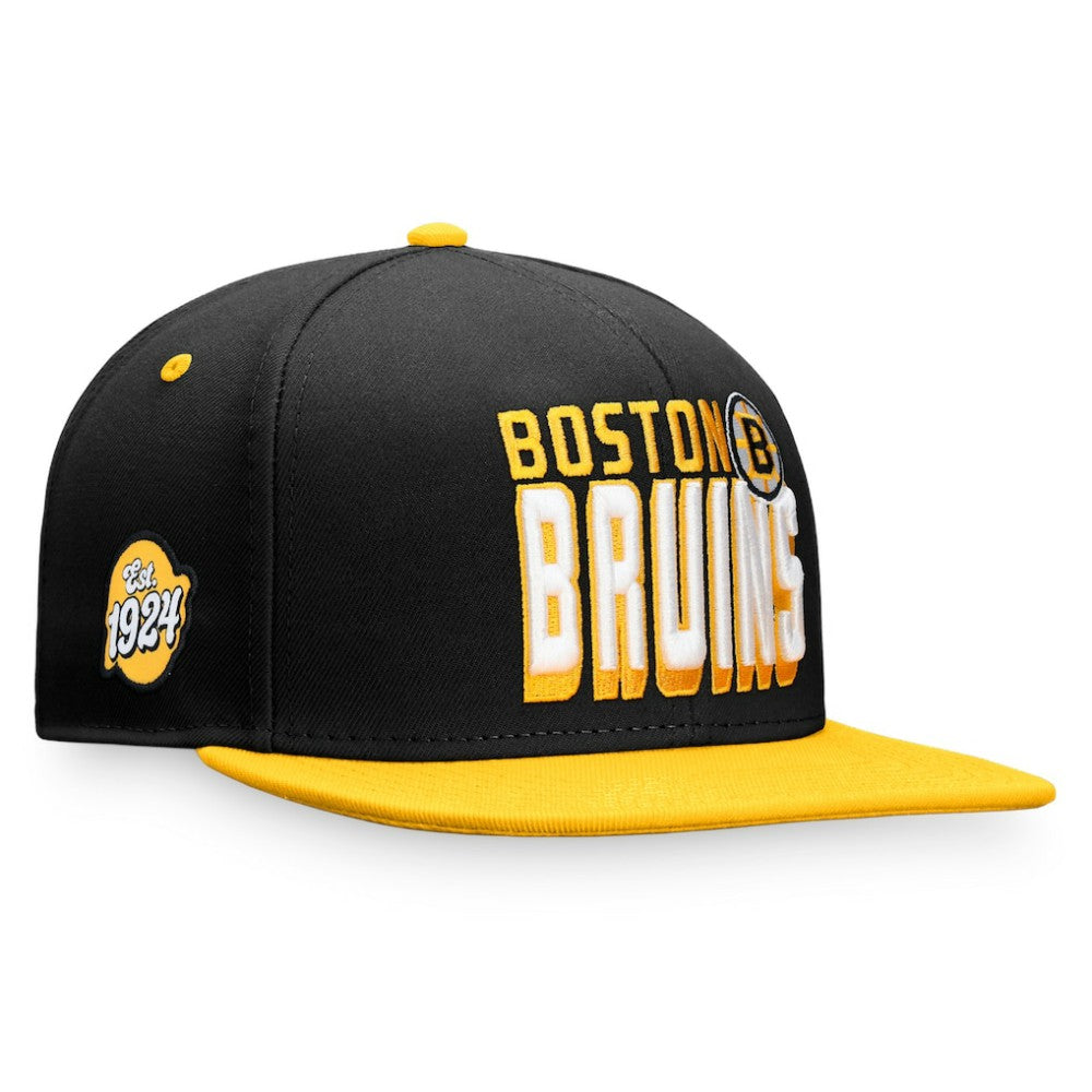 Boston Bruins Fanatics Heritage Retro Two-Tone Snapback Hat -  NHL Hats