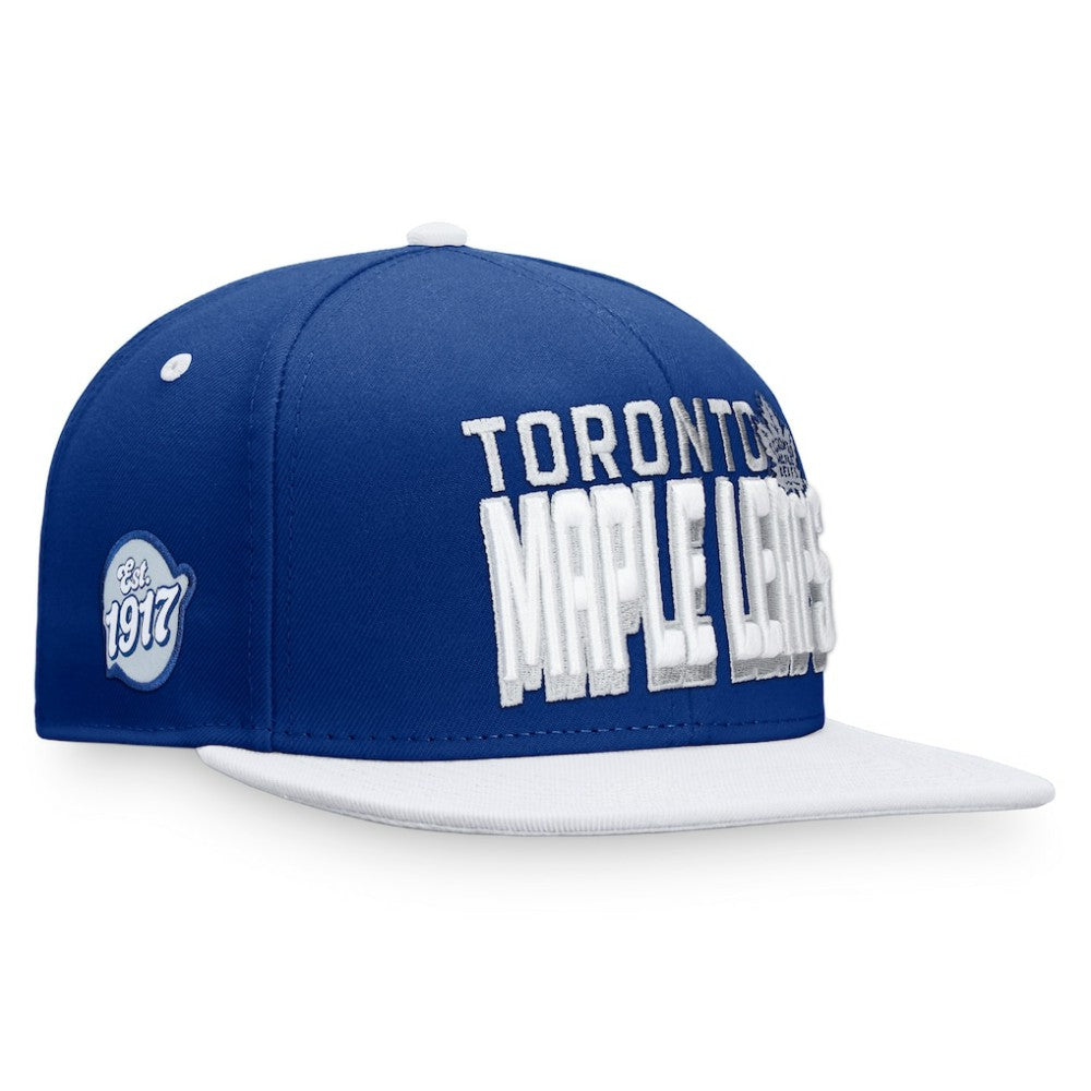 Toronto Maple Leafs Fanatics Heritage Retro Two-Tone Snapback Hat -  NHL Hats
