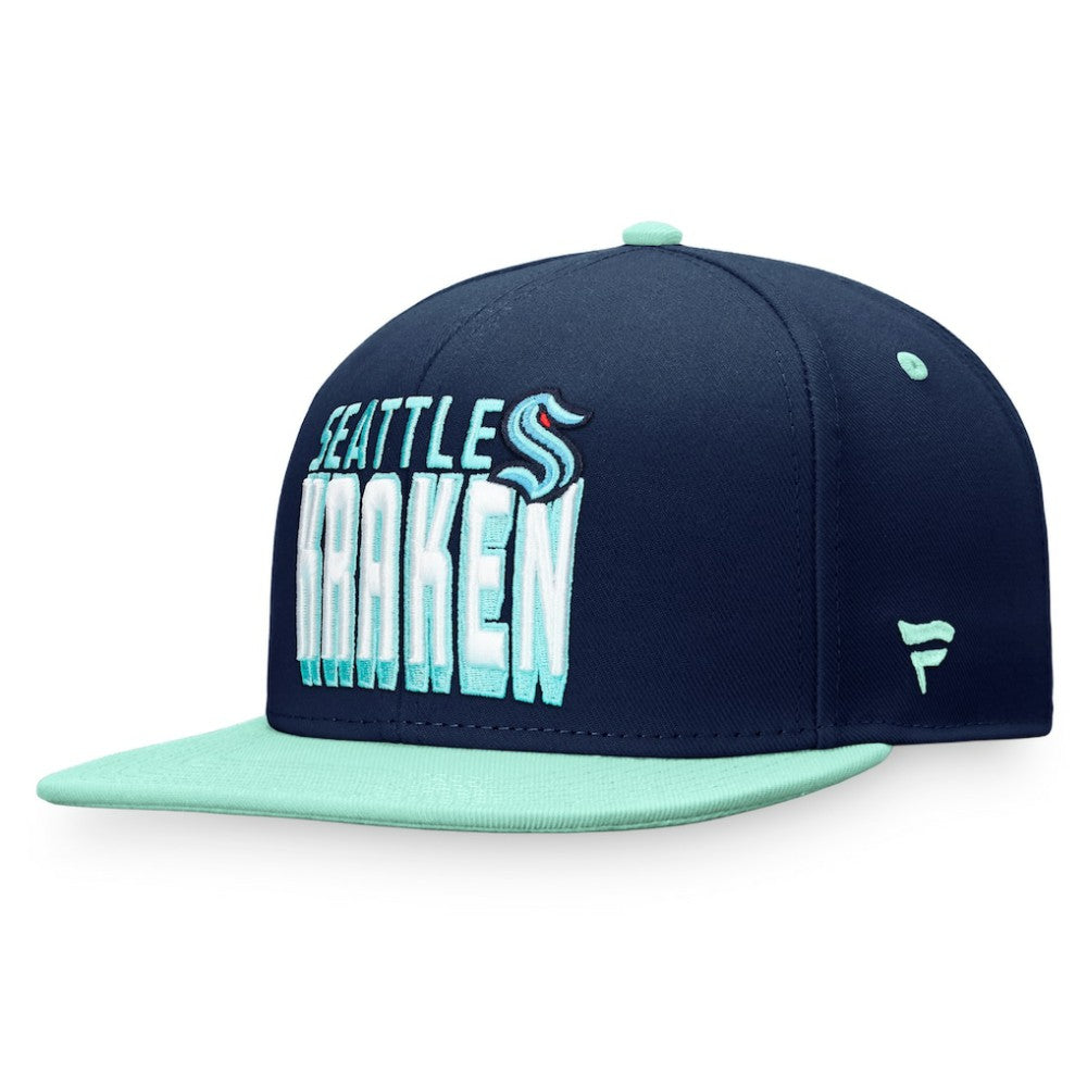 Seattle Kraken Fanatics Heritage Retro Two-Tone Snapback Hat -  NHL Hats