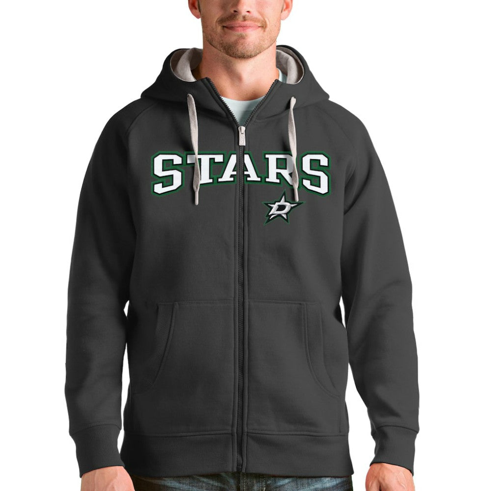 Dallas Stars Antigua Wordmark Victory Full-Zip Hoodie -  NHL Hoodies