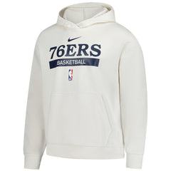 Cream Philadelphia 76ers 2022/23 Spotlight On-Court Practice Performance Pullover Hoodie | NBA
