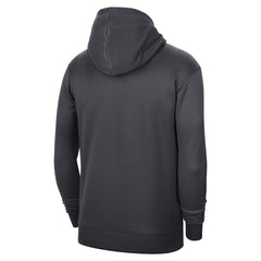 Anthracite Brooklyn Nets 2022/23 Spotlight On-Court Practice Performance Pullover Hoodie | NBA
