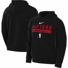 Black Toronto Raptors 2022/23 Spotlight On-Court Practice Performance Pullover Hoodie | NBA