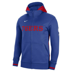 Royal Philadelphia 76ers Authentic Showtime Performance Full-Zip Hoodie | NBA