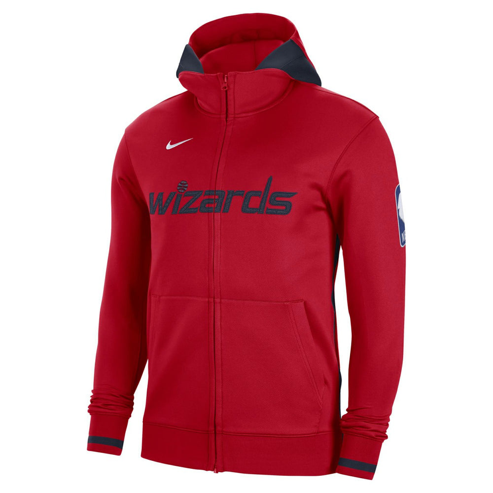 Red Washington Wizards Authentic Showtime Performance Full-Zip Hoodie | NBA