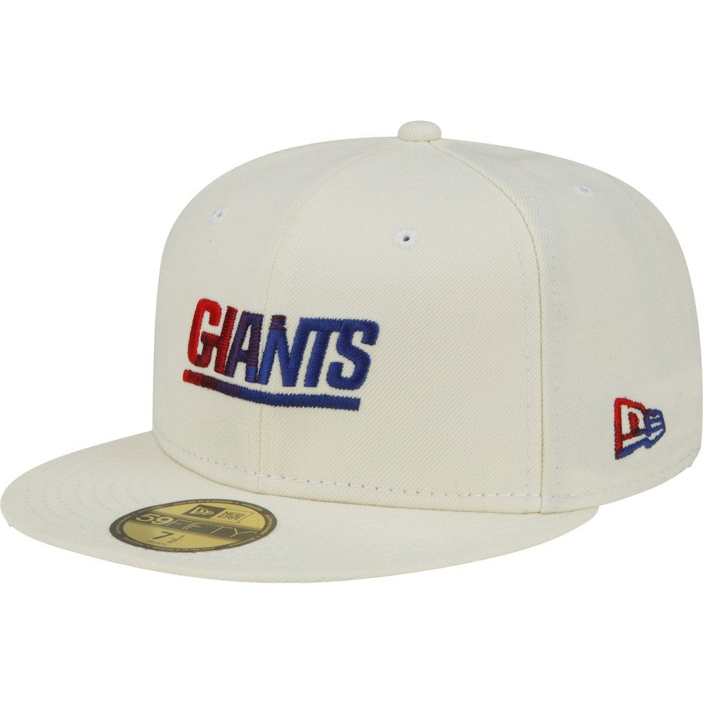 New York Giants Chrome Color Dim 59FIFTY Fitted Hat | NFL Outlet