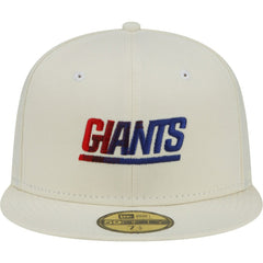 New York Giants Chrome Color Dim 59FIFTY Fitted Hat | NFL Outlet