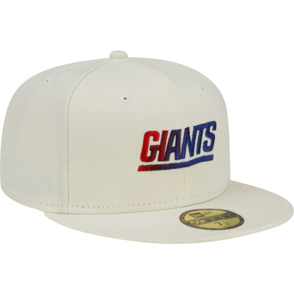 New York Giants Chrome Color Dim 59FIFTY Fitted Hat | NFL Outlet