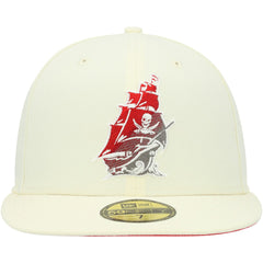 Tampa Bay Buccaneers Chrome Color Dim 59FIFTY Fitted Hat | NFL Discount