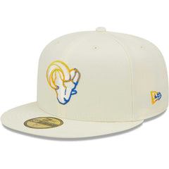Los Angeles Rams Chrome Color Dim 59FIFTY Fitted Hat | NFL Near me