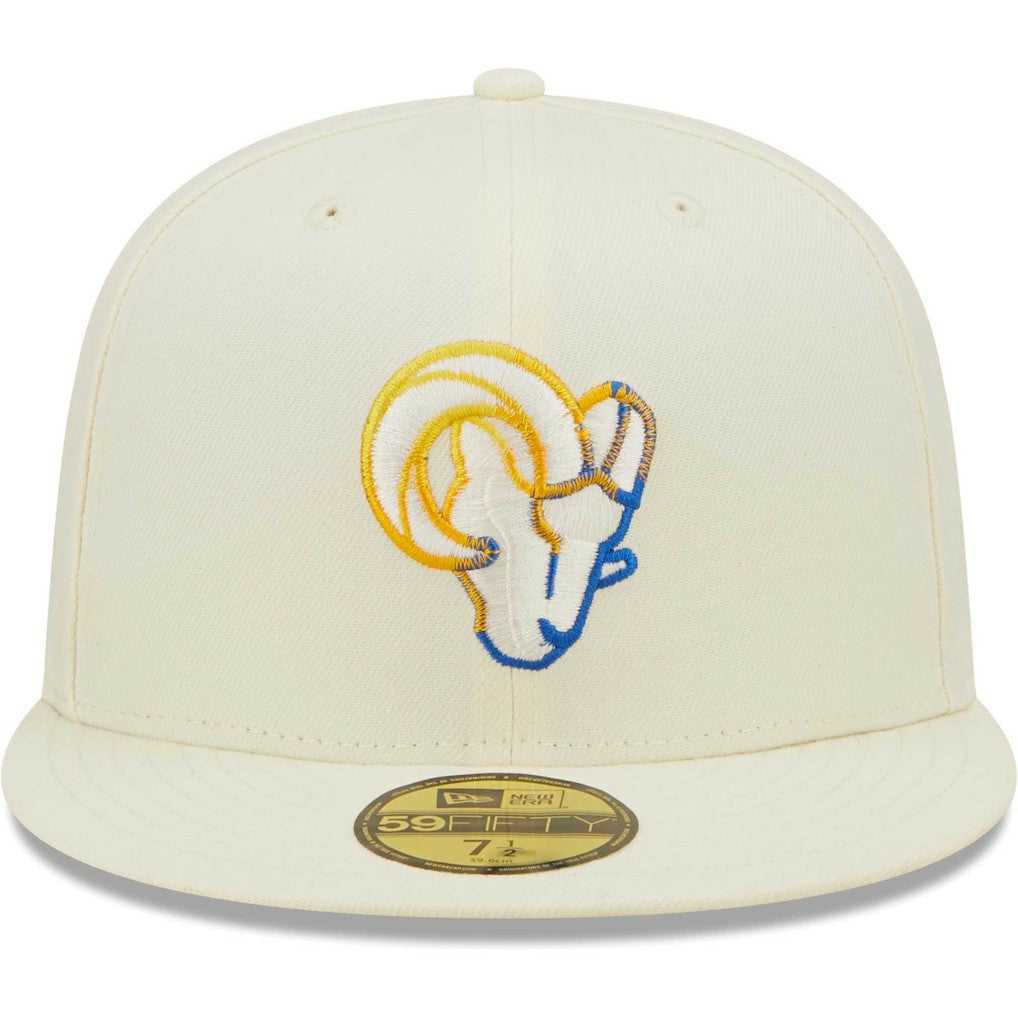 Los Angeles Rams Chrome Color Dim 59FIFTY Fitted Hat | NFL Near me