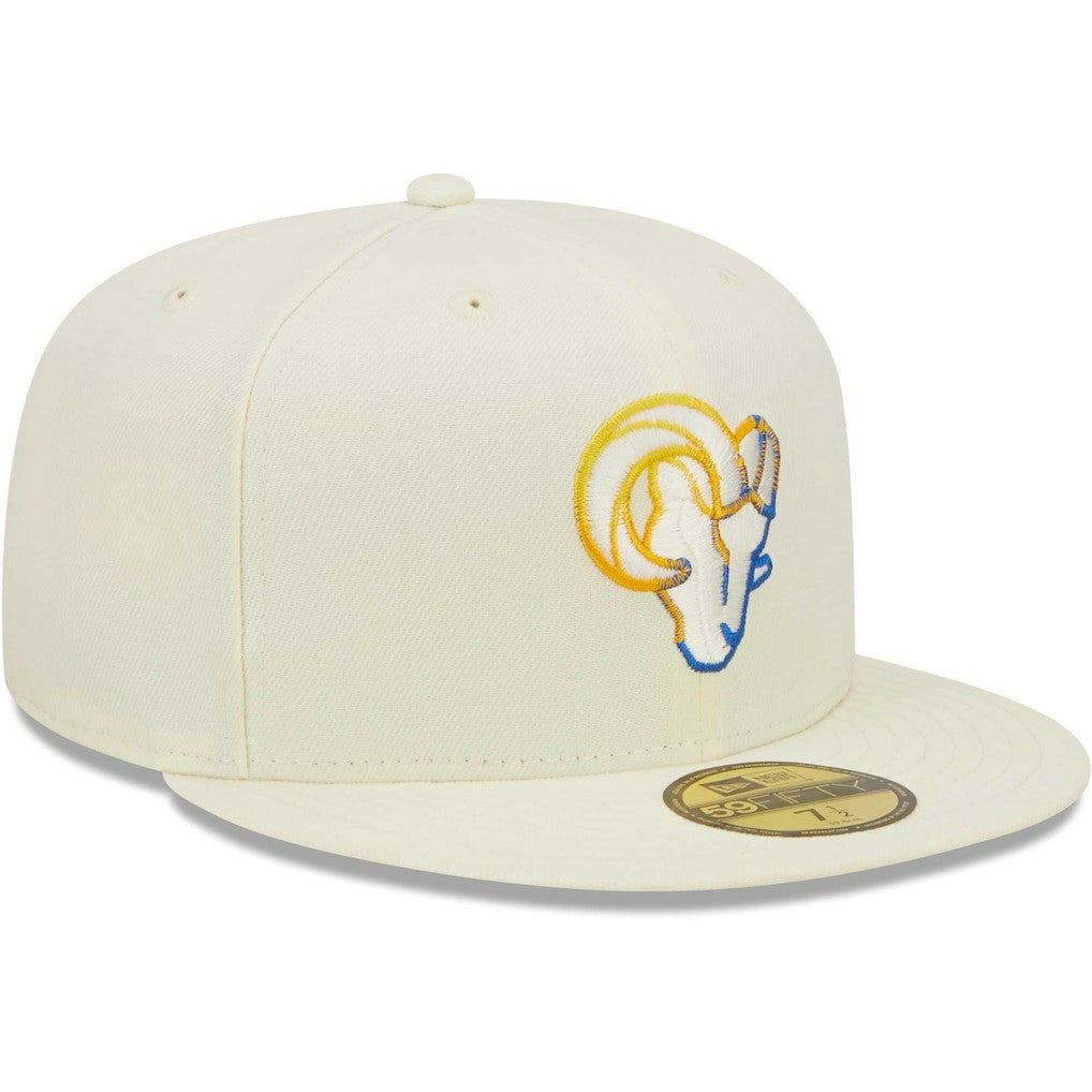 Los Angeles Rams Chrome Color Dim 59FIFTY Fitted Hat | NFL Near me