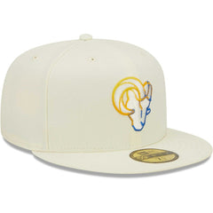 Los Angeles Rams Chrome Color Dim 59FIFTY Fitted Hat | NFL Near me