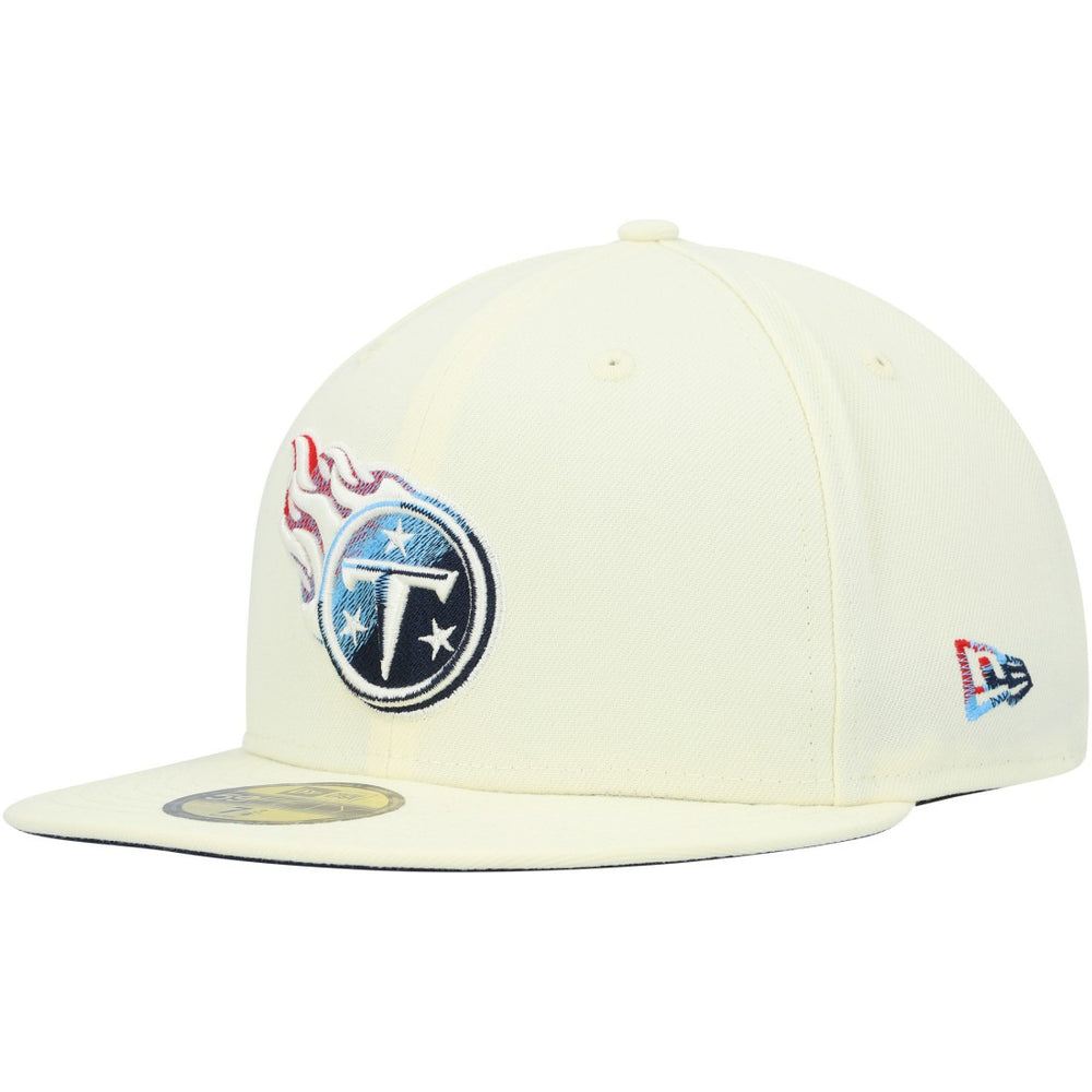 Tennessee Titans Chrome Color Dim 59FIFTY Fitted Hat | NFL Outlet