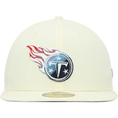 Tennessee Titans Chrome Color Dim 59FIFTY Fitted Hat | NFL Outlet