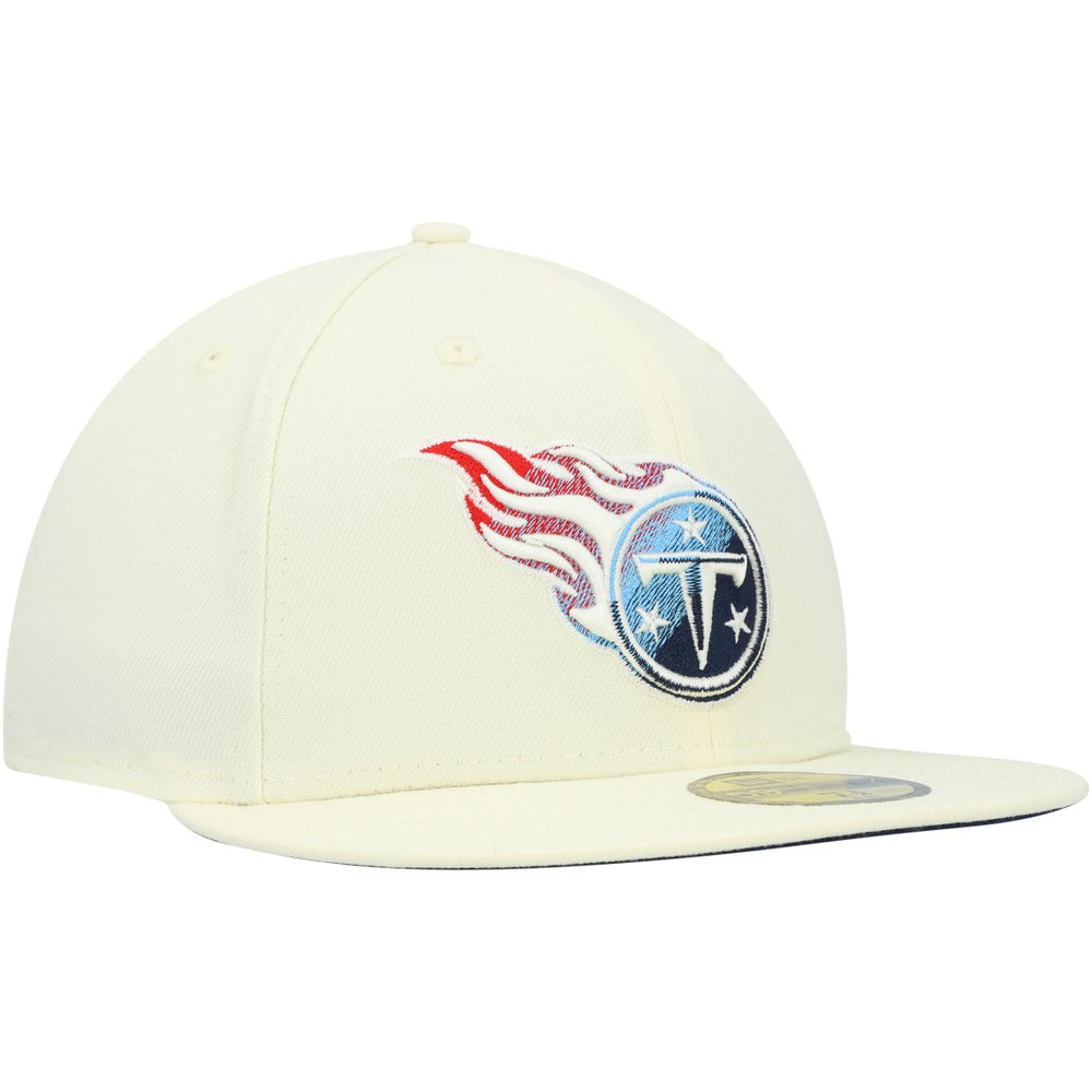 Tennessee Titans Chrome Color Dim 59FIFTY Fitted Hat | NFL Outlet