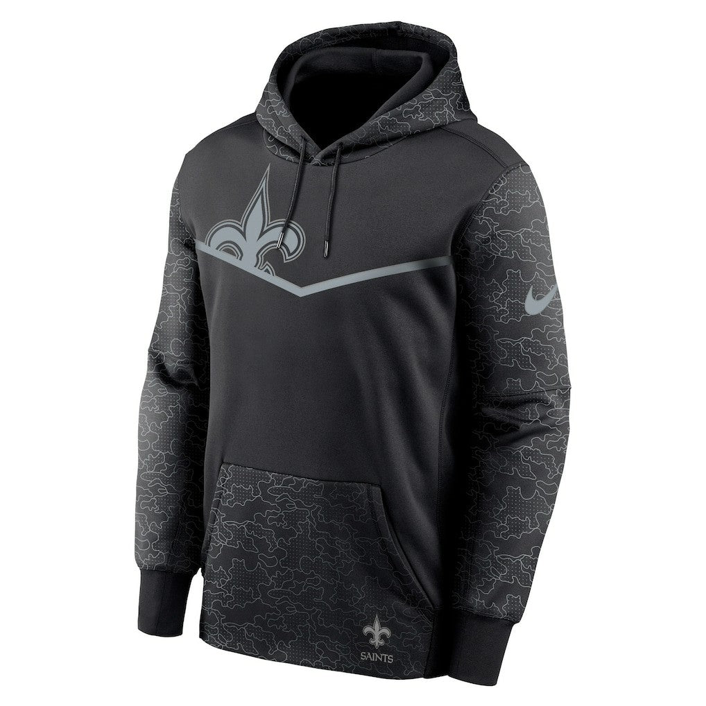 New Orleans Saints RFLCTV Chevron Pullover Hoodie | NFL New