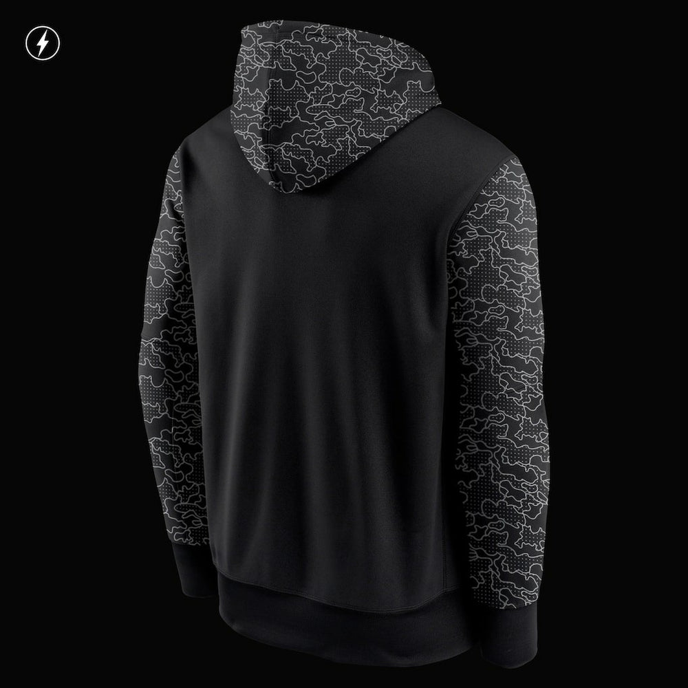 New Orleans Saints RFLCTV Chevron Pullover Hoodie | NFL New
