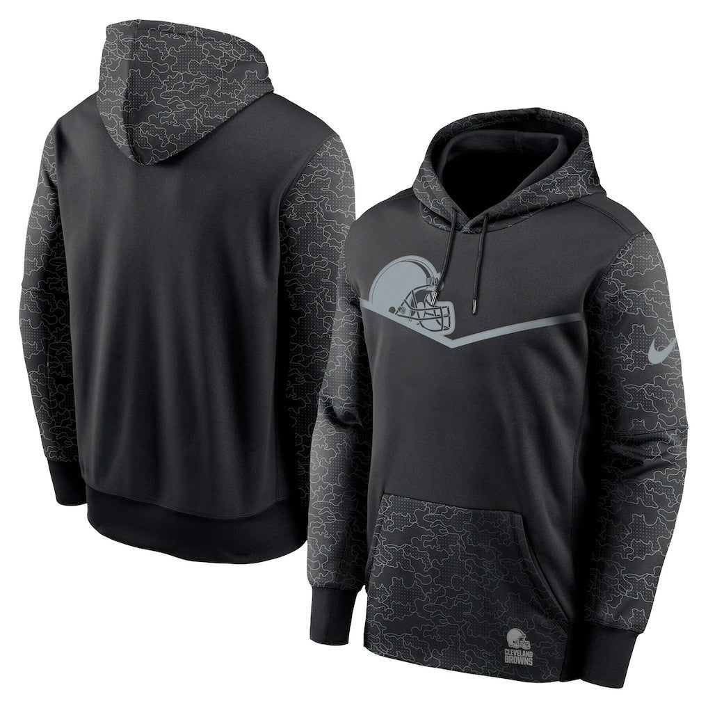 Cleveland Browns RFLCTV Chevron Pullover Hoodie | NFL Discount
