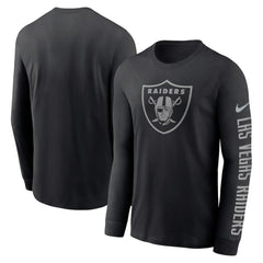 Las Vegas Raiders RFLCTV Name and Logo T-Shirt | NFL Sale
