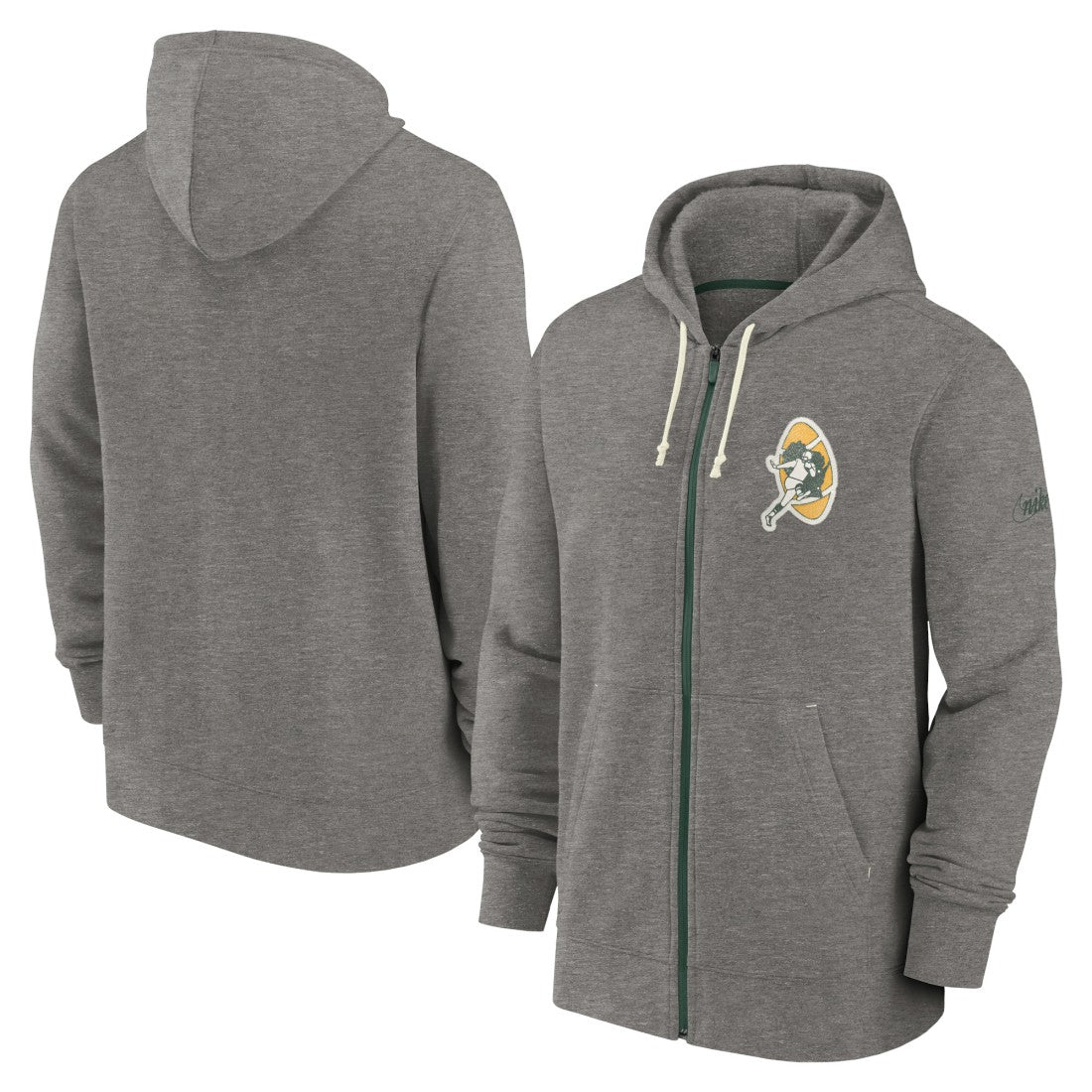 Green Bay Packers Historic Lifestyle Full-Zip Hoodie | NFL Sale