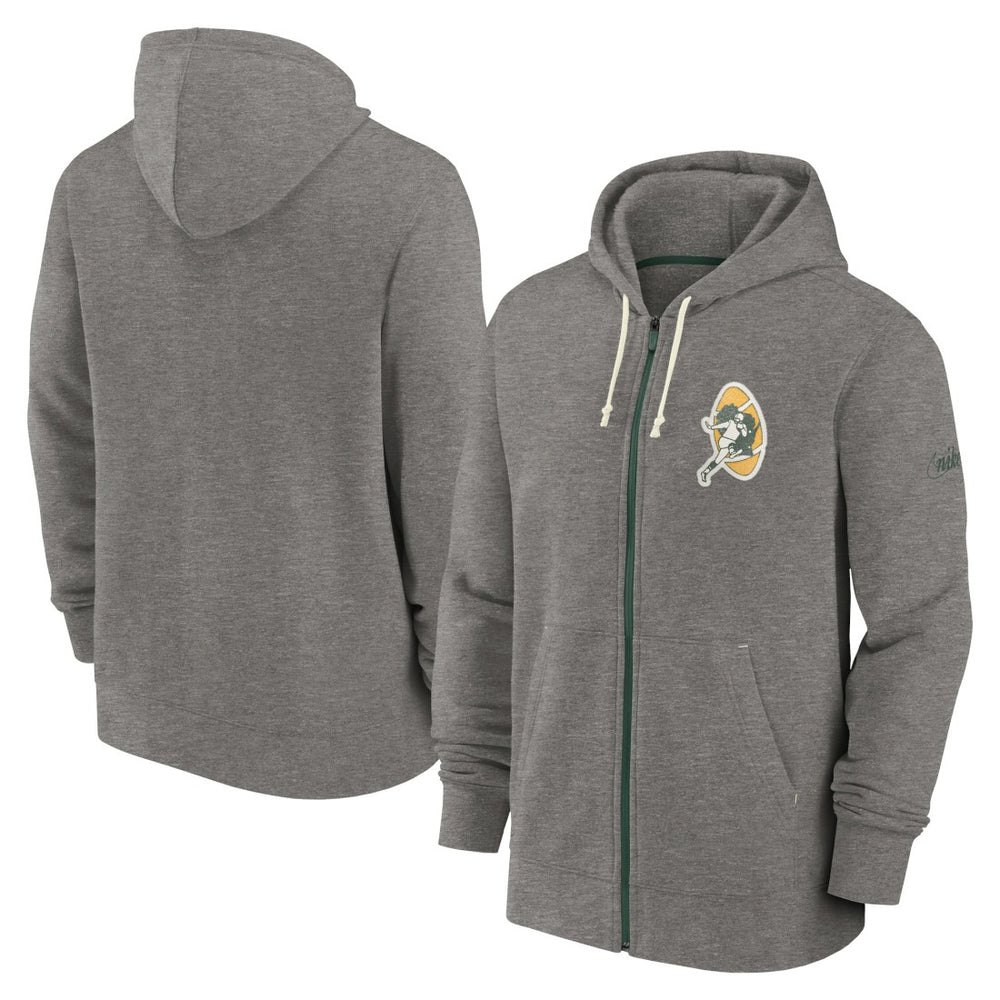 Green Bay Packers Historic Lifestyle Full-Zip Hoodie | NFL Sale