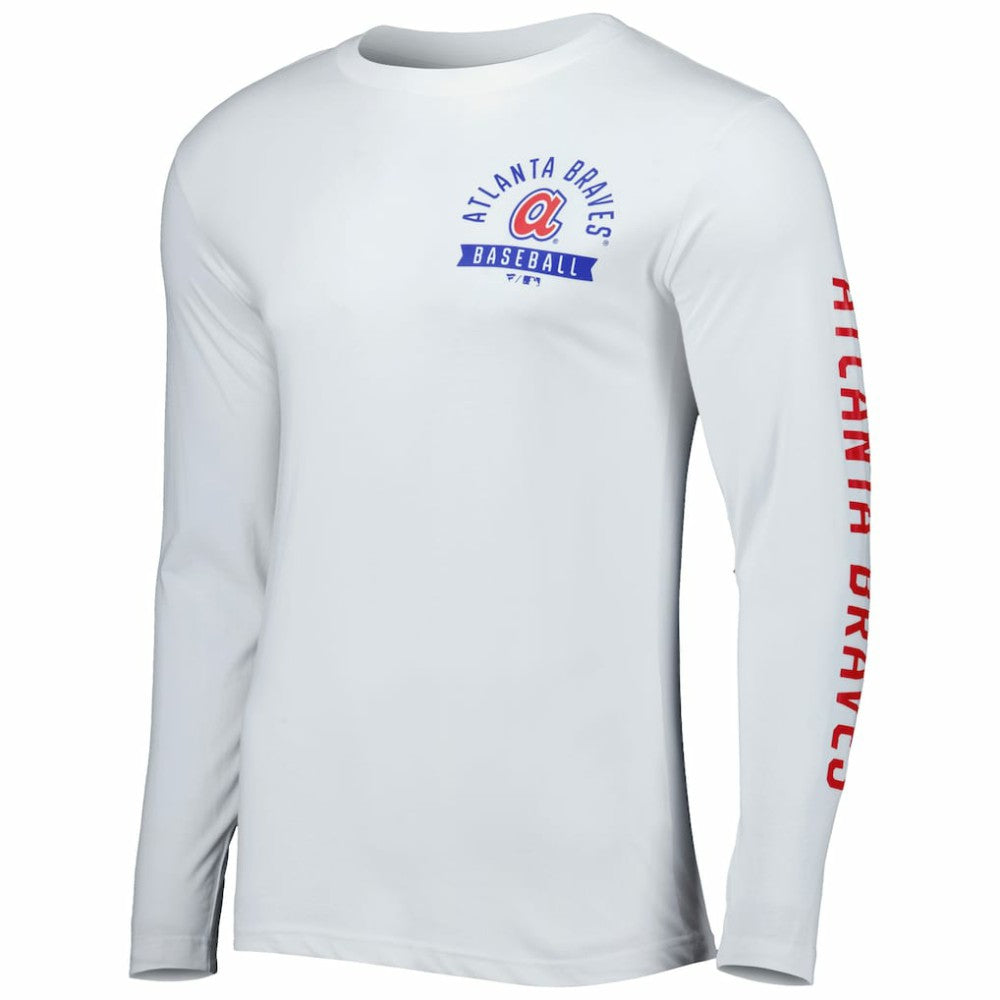 Atlanta Braves Fanatics Pressbox Long Sleeve T-Shirt - MLB T-shirts