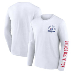 Chicago White Sox Fanatics Pressbox Long Sleeve T-Shirt - MLB T-shirts