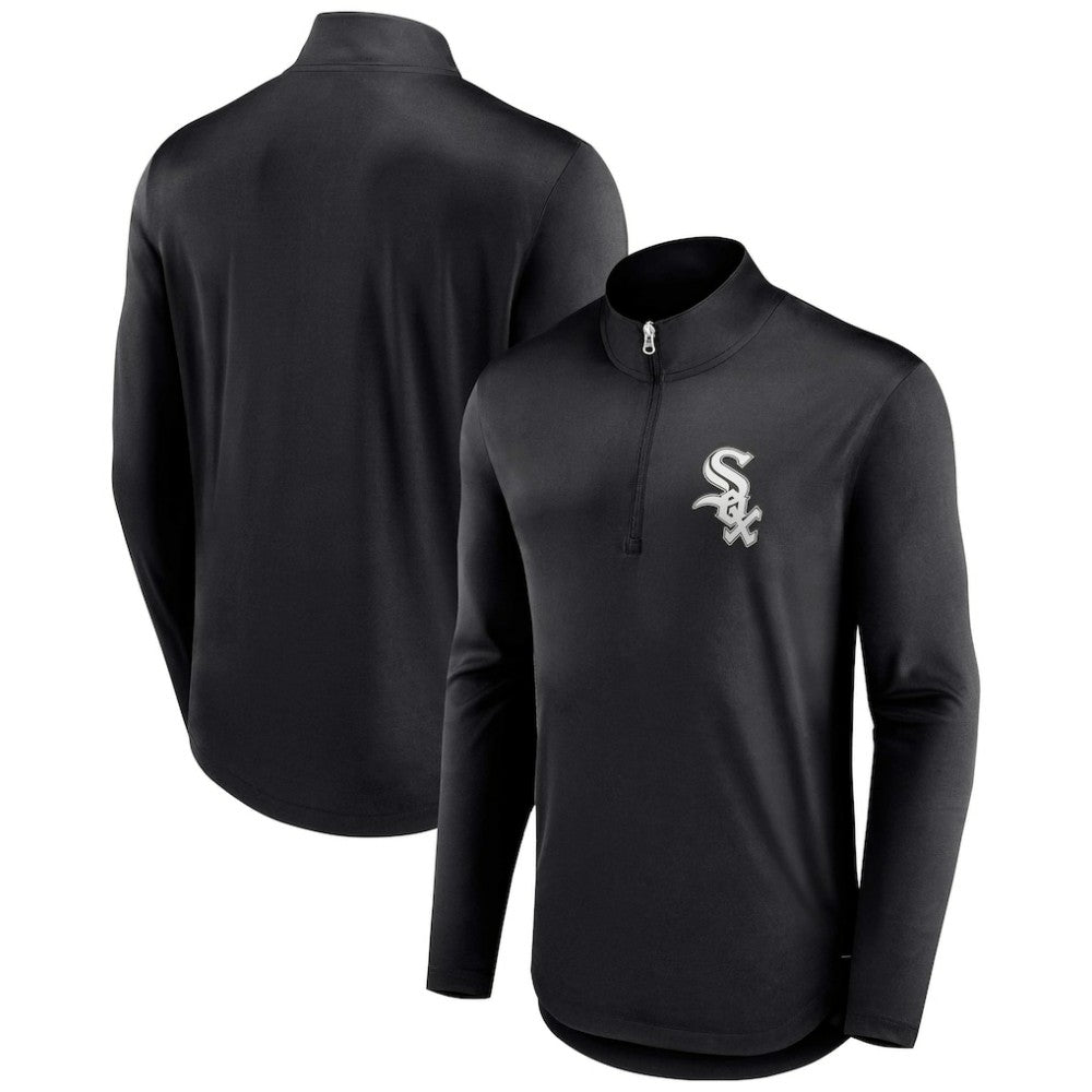 Chicago White Sox Fanatics Tough Minded Lightweight Quarter-Zip Pullover - MLB Pullover