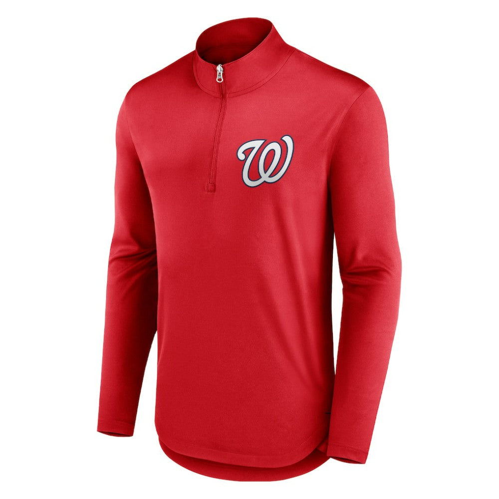 Washington Nationals Fanatics Tough Minded Lightweight Quarter-Zip Pullover - MLB Pullover