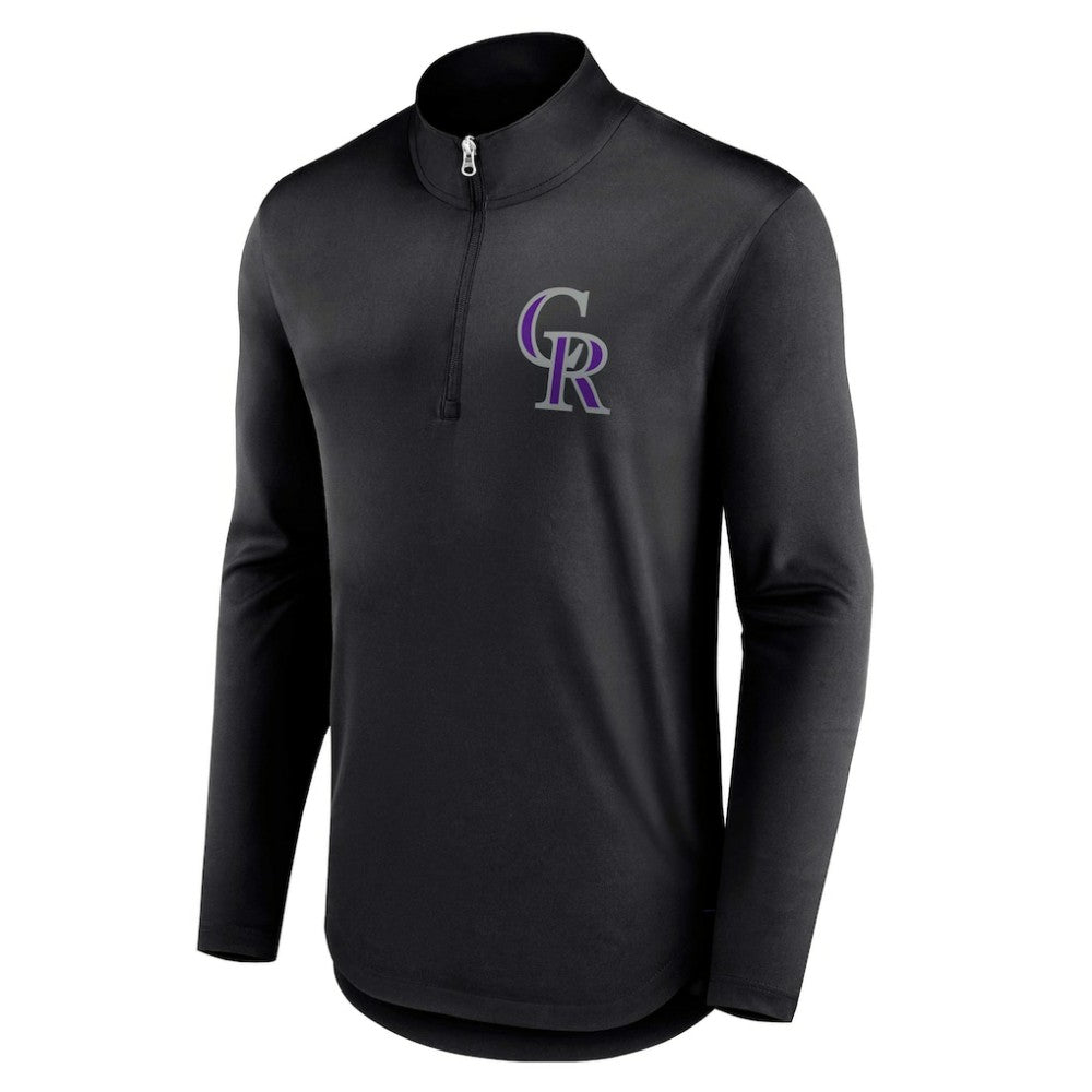 Colorado Rockies Fanatics Tough Minded Lightweight Quarter-Zip Pullover - MLB Pullover