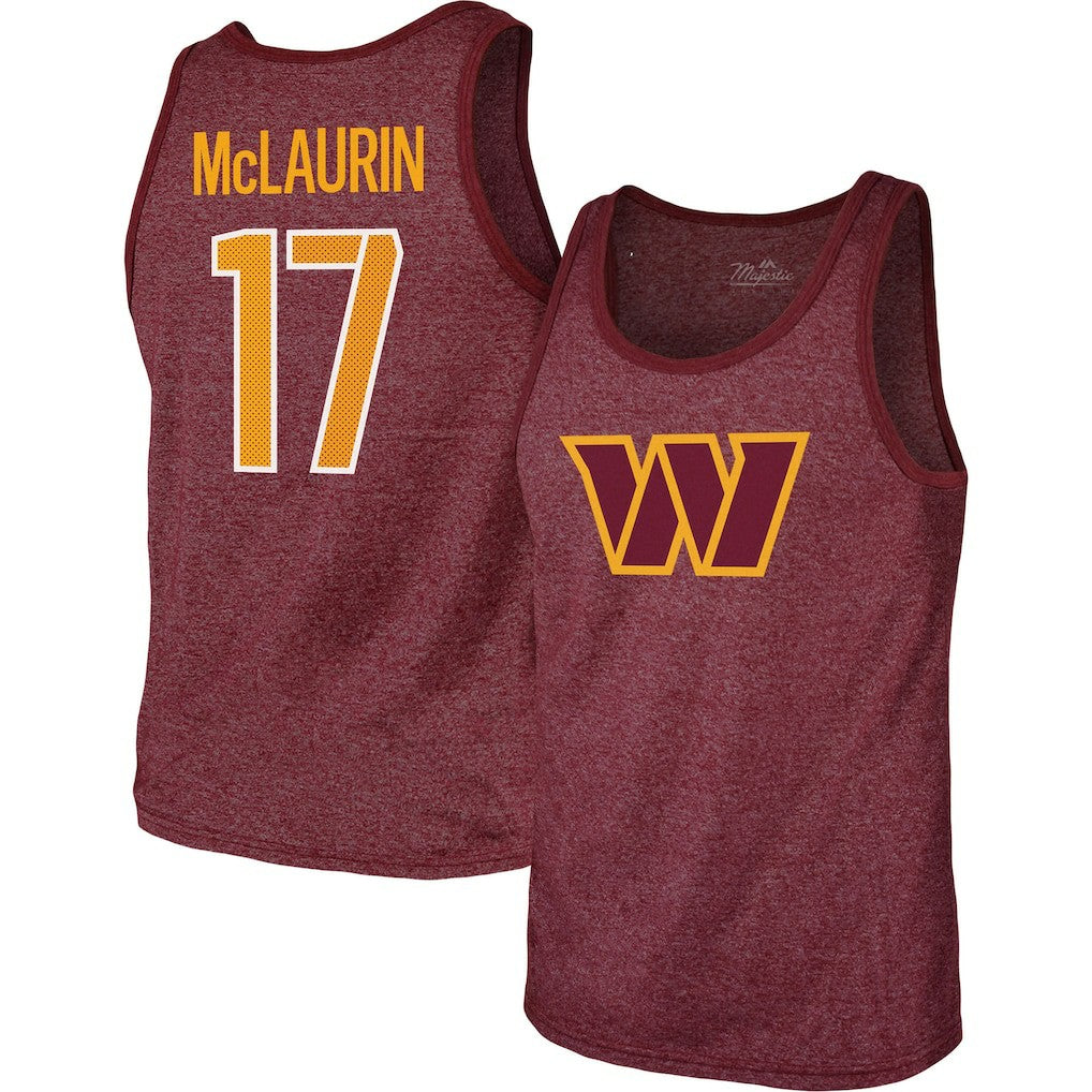 Washington Commanders Terry McLaurin  Majestic Threads Player Name & Number Tank Top | NFL On sale