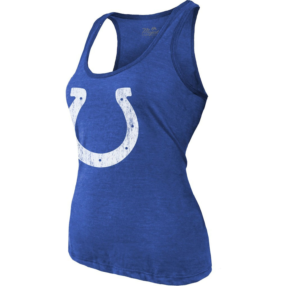Indianapolis Colts Jonathan Taylor  Majestic Threads Women's Player Name & Number Tri-Blend Tank Top | NFL US