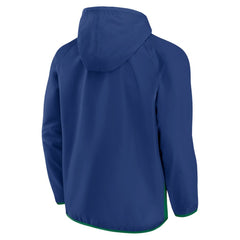 Vancouver Canucks Fanatics Backhand Shooter Defender Anorak Raglan Hoodie Quarter-Zip Jacket -  NHL Hoodies