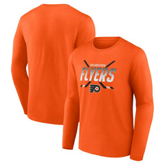 Philadelphia Flyers Fanatics Covert Long Sleeve T-Shirt -  NHL T-shirts