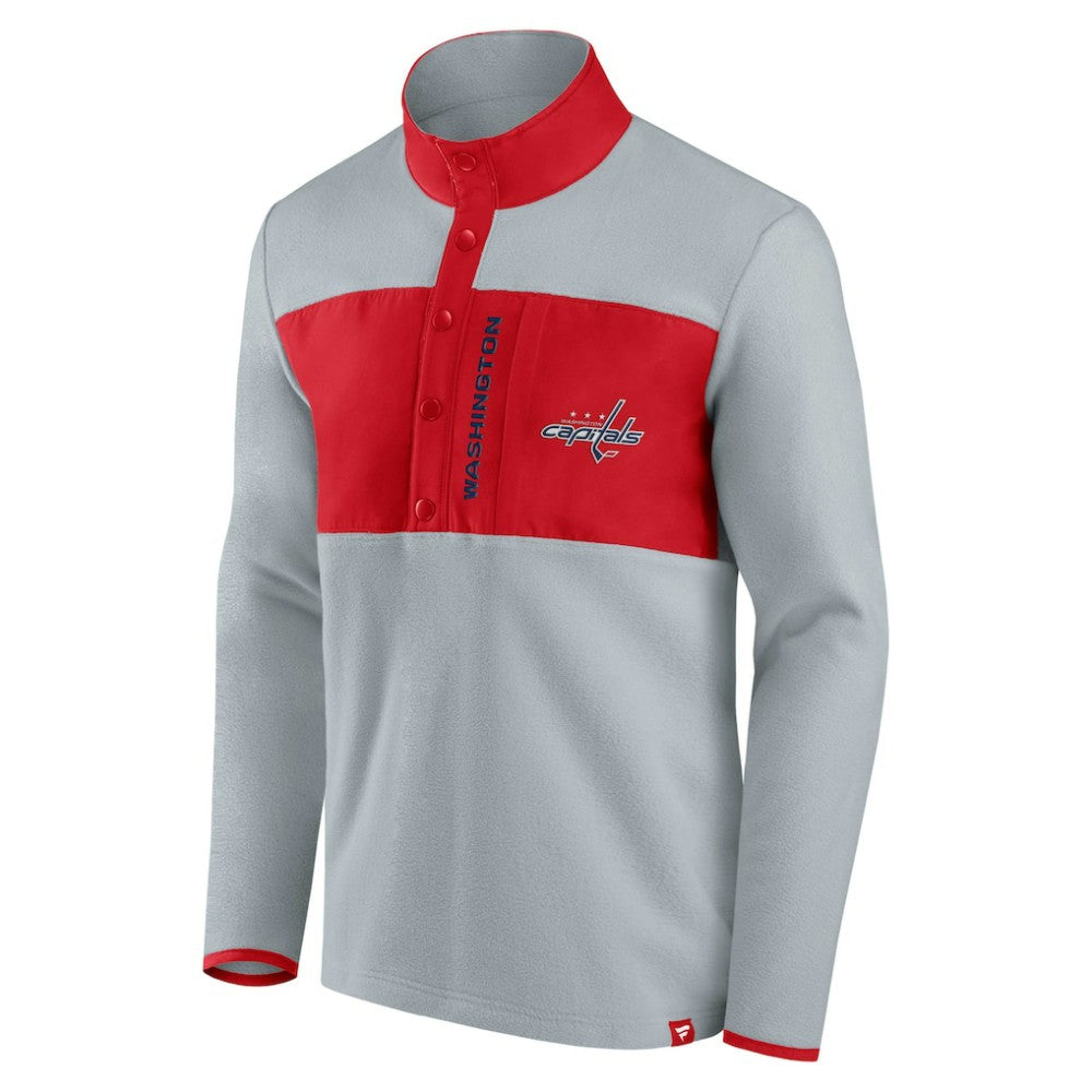 Washington Capitals Fanatics Hockey Polar Fleece Quarter-Snap Jacket -  NHL Jackets