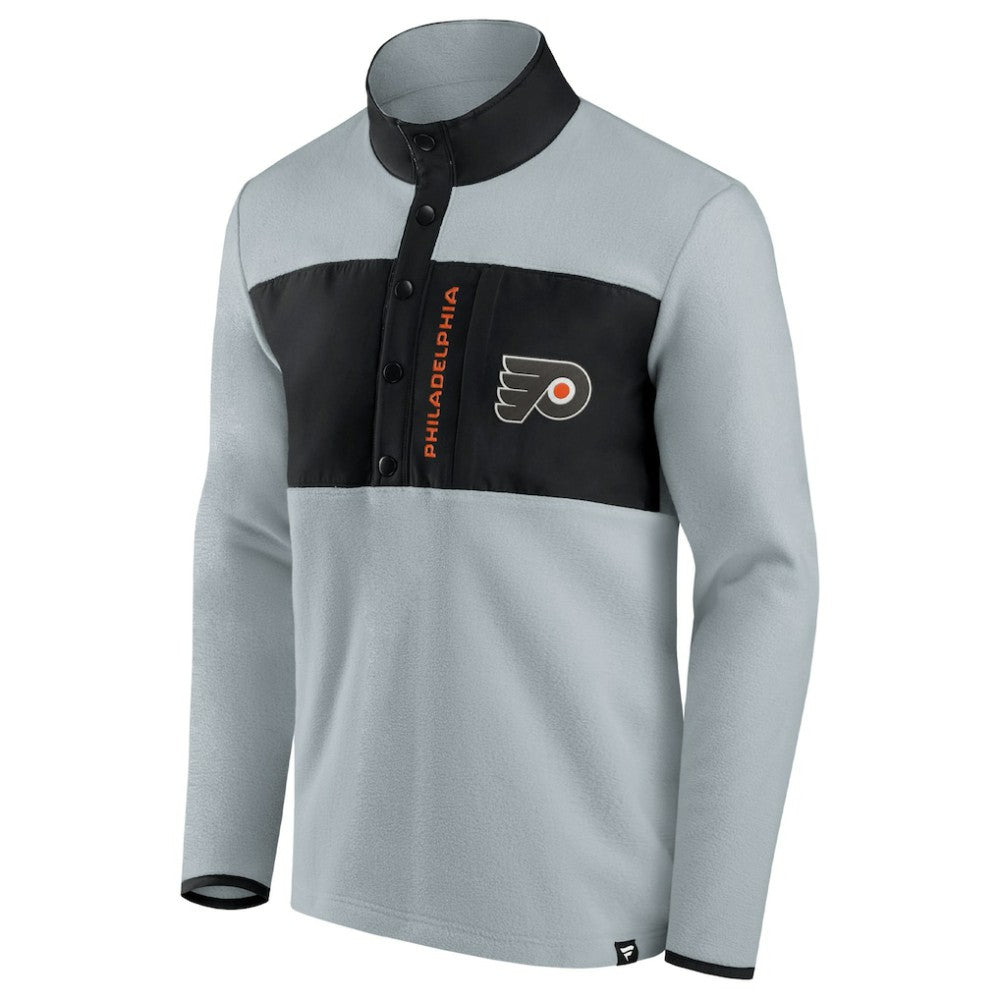 Philadelphia Flyers Fanatics Hockey Polar Fleece Quarter-Snap Jacket -  NHL Jackets
