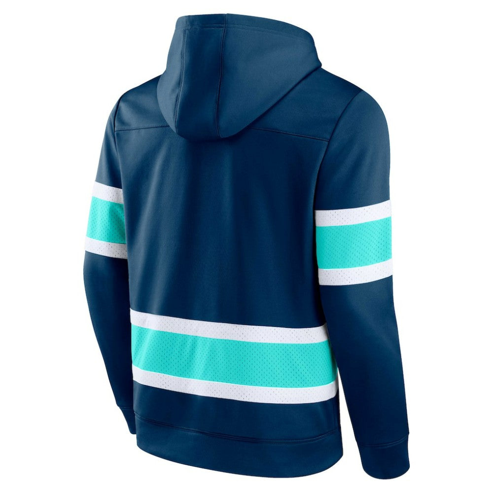 Seattle Kraken Fanatics Powerplay Warrior Pullover Hoodie -  NHL Hoodies