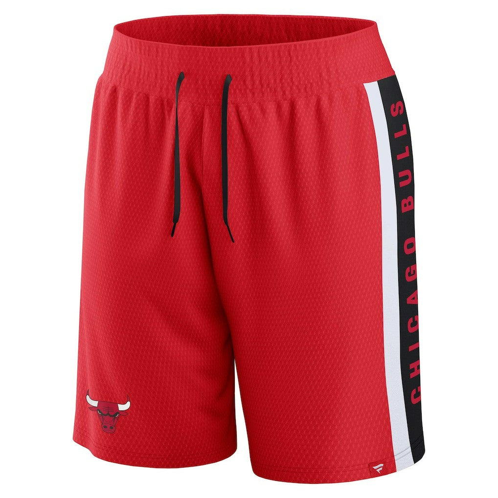 Red Chicago Bulls Referee Iconic Mesh Shorts | NBA