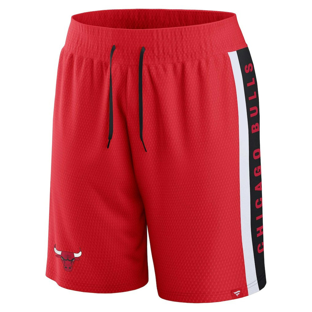 Red Chicago Bulls Referee Iconic Mesh Shorts | NBA