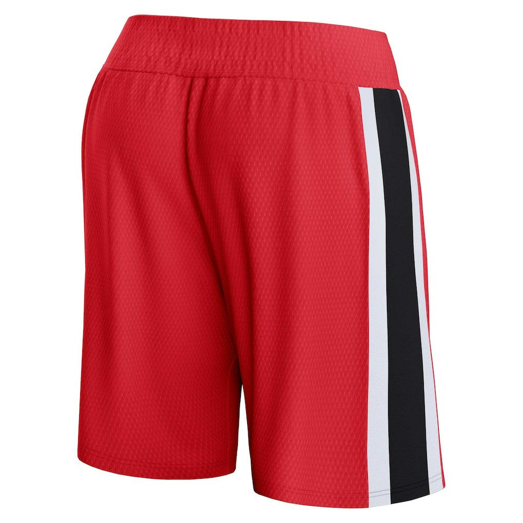 Red Chicago Bulls Referee Iconic Mesh Shorts | NBA