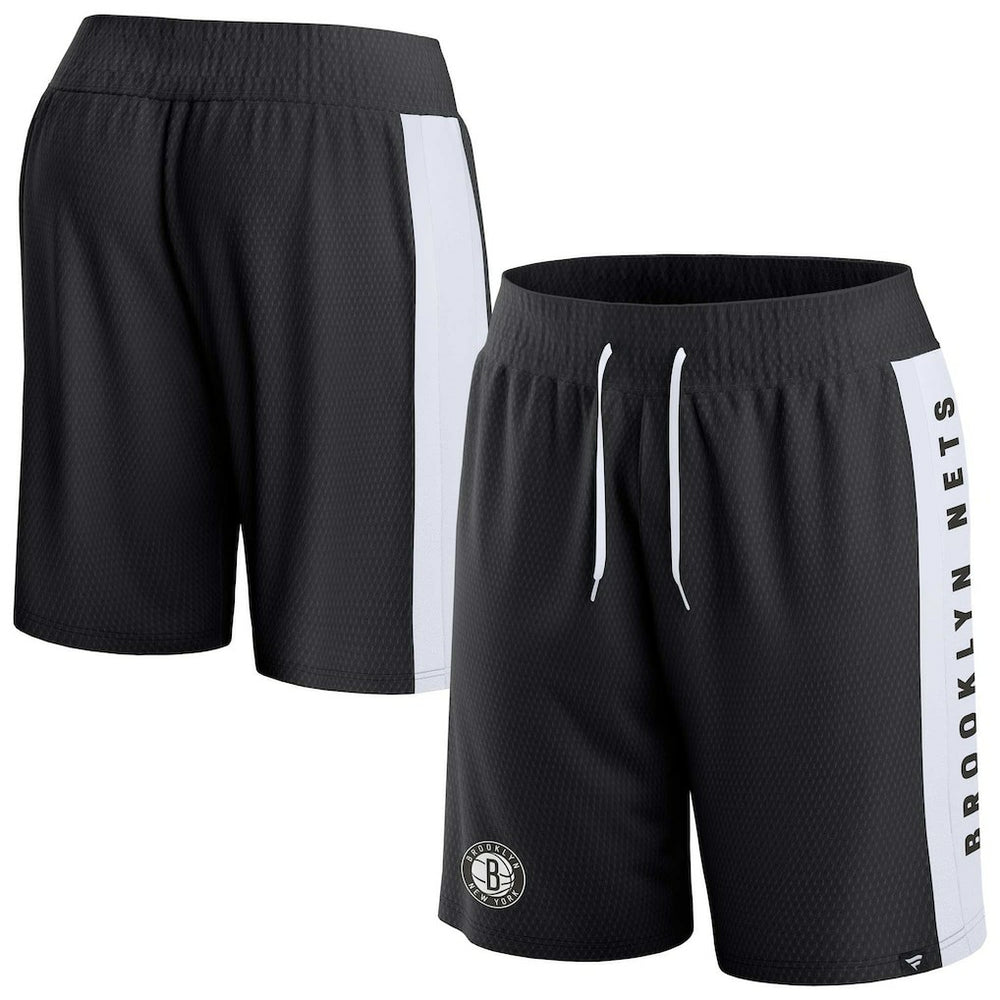 Black Brooklyn Nets Referee Iconic Mesh Shorts | NBA
