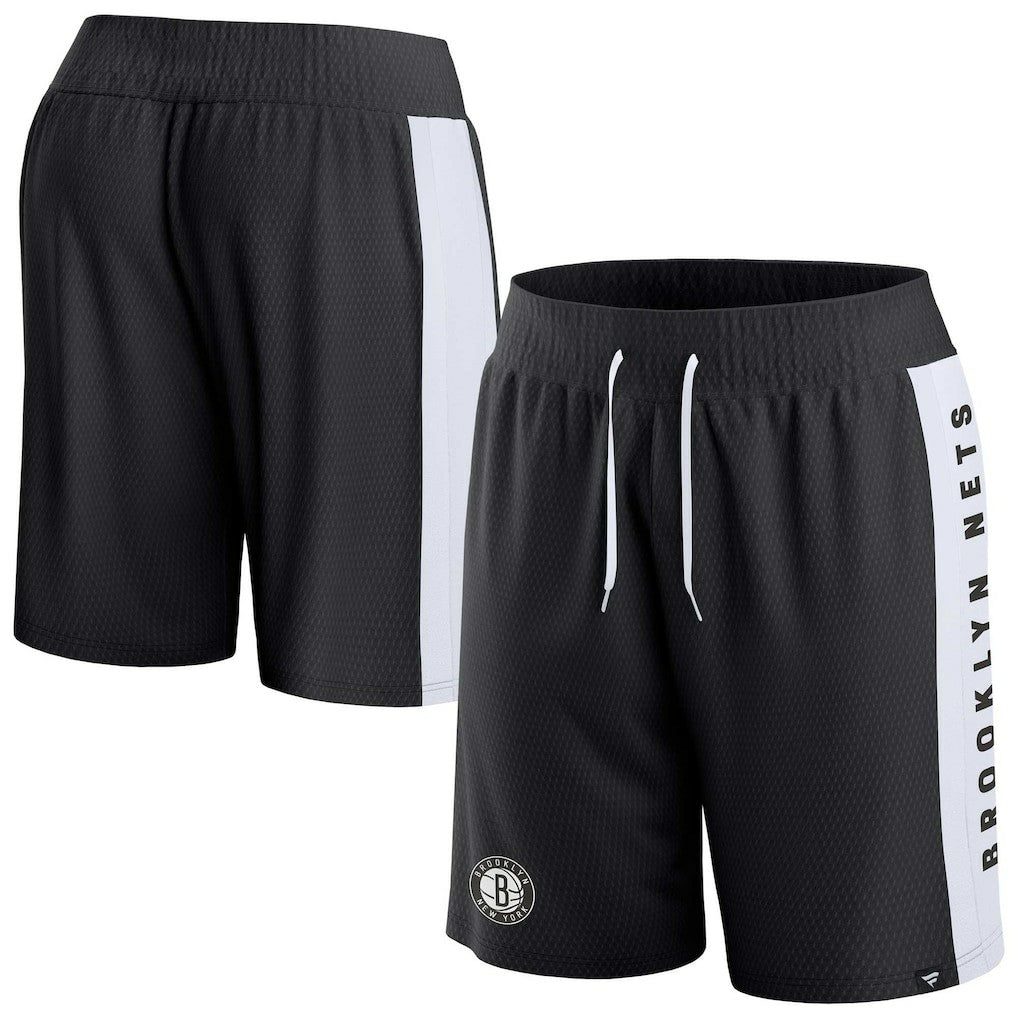 Black Brooklyn Nets Referee Iconic Mesh Shorts | NBA